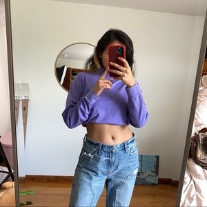 Purple Mockneck